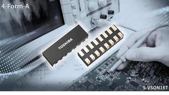 半導体テスターの小型化に貢献する業界最小[注1]の4a接点・電圧駆動型フォトリレー発売について
